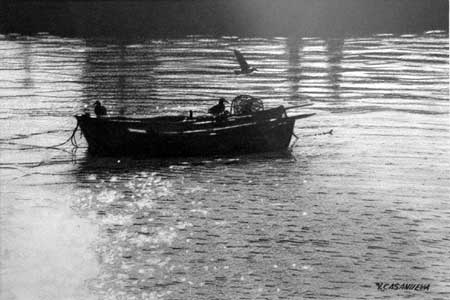 dibujos a lapiz: La Barca