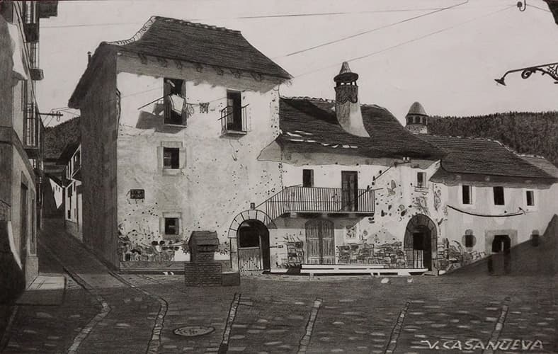 Plaza de Ansó