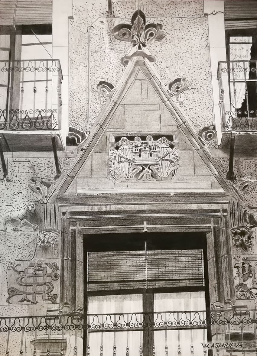 Ventana con escudo