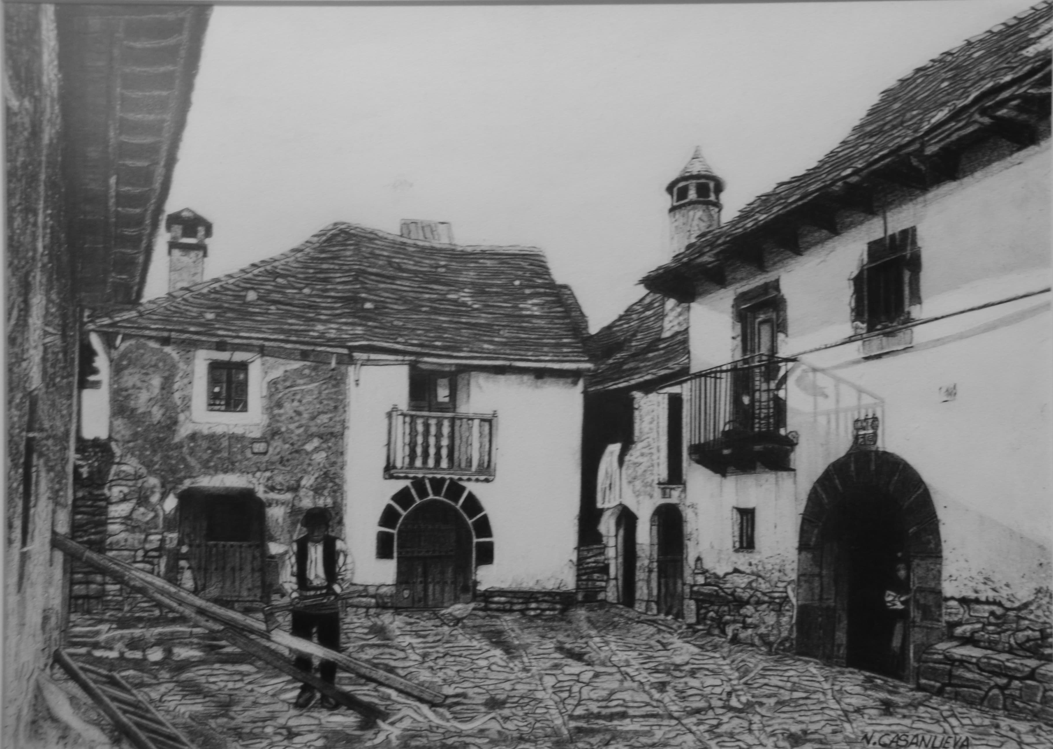 Trabajando la madera en Ansó